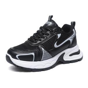 Zapatos Deportivos Casuales para Caminar, Transpirables, con Cordones, de Malla, Suela Suave, Ligeros, Antideslizantes, Combinables con Todo, de Alta Calidad, en Oferta - Product Image 5