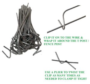 <span class=keywords><strong>T</strong></span> Bài Clip Dây Lưới Hàng Rào <span class=keywords><strong>Clips</strong></span> Cho Dây Giữ - Product Image 4