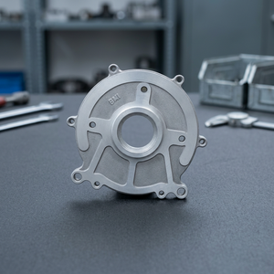 Cubierta de motor de aluminio fundido, superficie arenada y con recubrimiento en polvo, tamaño personalizado, de Gujarat - Product Image 3