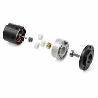 Caja de Engranajes Planetarios de 20 mm, 12 V CC, Acero Inoxidable, Alto Torque, Reductor de Precisión para Motor de Pantalla de Proyección