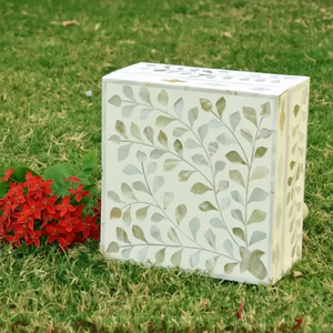 Boîte à bijoux en nacre Boîte de rangement décorative en incrustation d'os Design créatif de l'emballage en nacre - Product Image 1