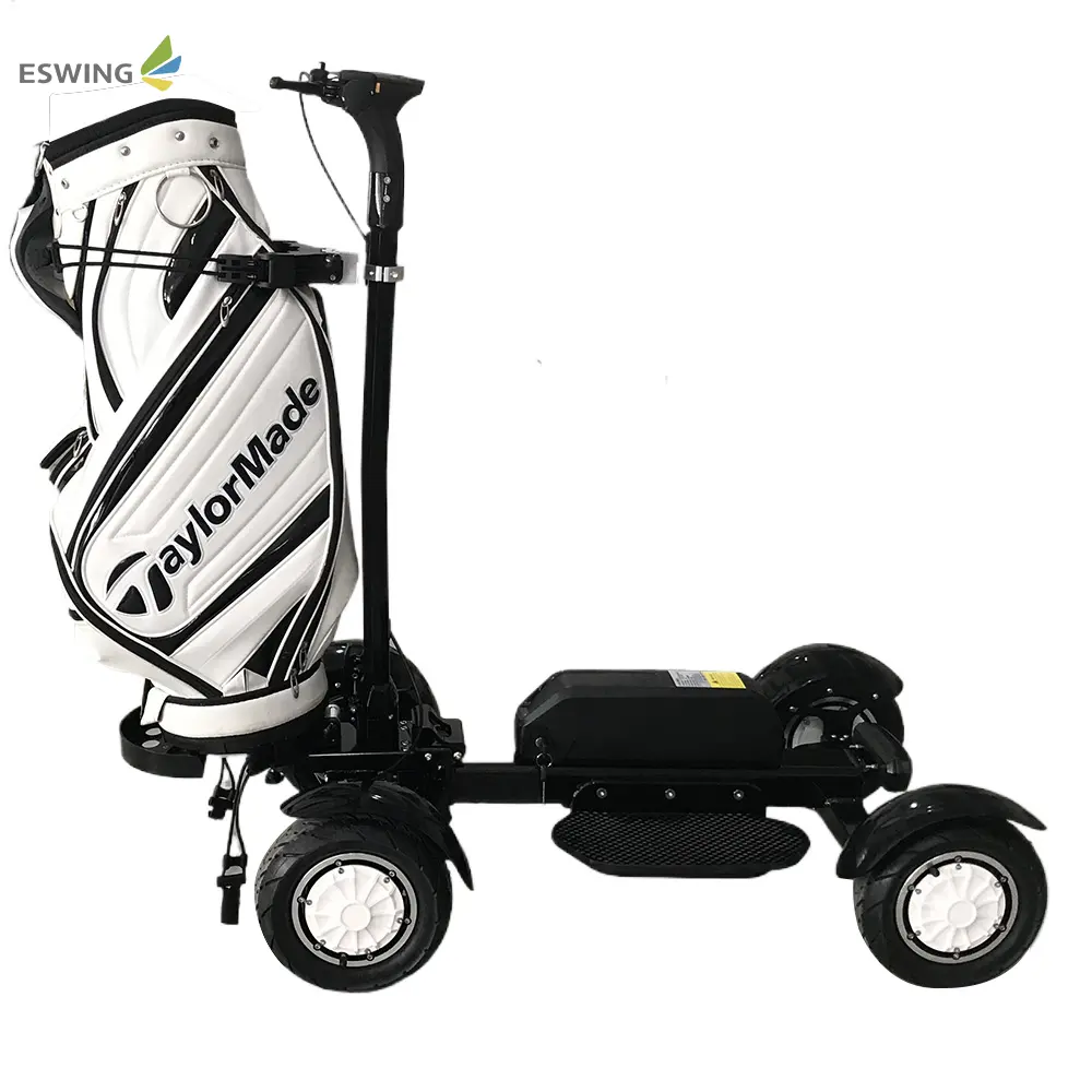 ESWING 48v batteria al litio 4 ruote a buon mercato cinese push golf scooter mini golf cart elettrici