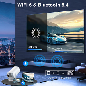 EU Mini Projector Portable Projector Smart Projector Android 11 with WiFi & 1080P Auto 180. Rotatable - Product Image 3