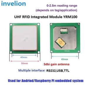 YRM100 TTL UHF RFID <span class=keywords><strong>Reader</strong></span> Writer Module con antena integrada 0-5.5dBi para Arduino ESP32 Raspberry Pi - Product Image 3
