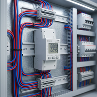 Medidor de Energía Monofásico Acrel ADL200 con Certificación MID, Pantalla LCD, 80A, Clase 1 de Precisión, Monitoreo Electrónico del Consumo de Energía Inteligente