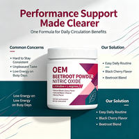 Poudre de Betterave à la Romaine Oxyde Nitrique avec L-Citrulline L-Arginine Saveur Cerise Noire