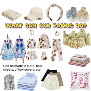 Estilo Digital Impreso Orgánico 100% Tela de lona de algodón Peso pesado para bolsos Mochilas Cofa Cubre Toalla de té - Product Image 4