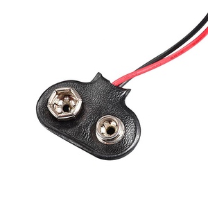 Clip de fixation pour <span class=keywords><strong>pile</strong></span> <span class=keywords><strong>9V</strong></span>, <span class=keywords><strong>connecteur</strong></span> à encliquetage - Product Image 2