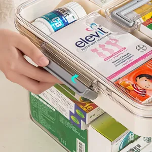 Caja <span class=keywords><strong>de</strong></span> almacenamiento médico rectangular <span class=keywords><strong>de</strong></span> diseño clásico, bloqueo <span class=keywords><strong>de</strong></span> seguridad <span class=keywords><strong>para</strong></span> medicamentos <span class=keywords><strong>para</strong></span> inyección, uso <span class=keywords><strong>de</strong></span> <span class=keywords><strong>ropa</strong></span> <span class=keywords><strong>de</strong></span> cirugía plástica PP - Product Image 4