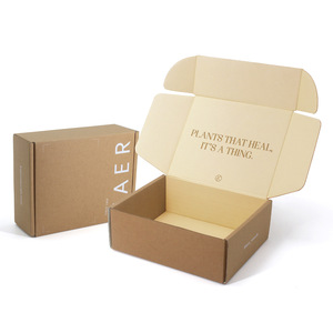Custom Print Eco Friendly Corrugated Paper Boxes Recycled Jewelry Packaging Shipping Paper Box For Gift