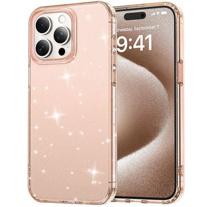 เคสใหม่สำหรับ iPhone 16 15 14 13 12กันกระแทกเป็นประกายและส่องแสงสำหรับ iPhone 17เคสไฮบริดใสแวววาว - Product Image 2
