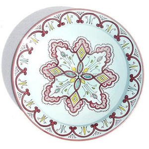 Set di piatti marocchini antipasti in ceramica fatti a mano piatti da portata coperchi Mediterranya piatto OEM - Product Image 1