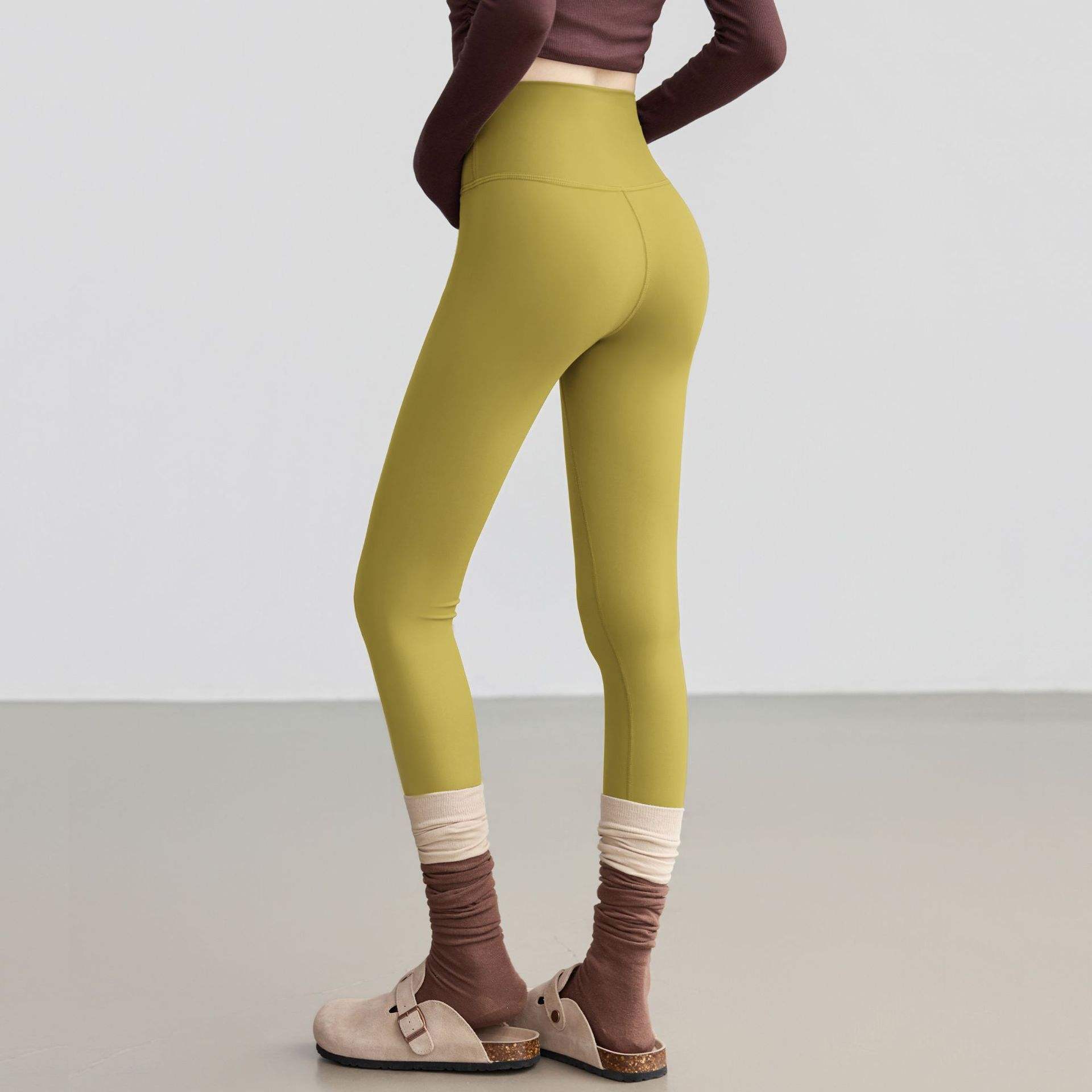 Fallen leaves turn yellow