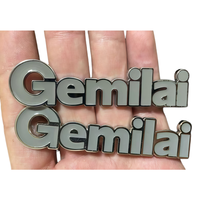 Plaque de nom personnalisée, durable, écologique, en alliage de zinc, avec logo émaillé, plaquée, gravée, résistante aux chocs, pour mur