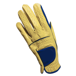 Guantes de golf premium personalizados de cuero Cabretta, hechos en Indonesia para hombres y mujeres, con durabilidad y personalización EOM precisa. - Product Image 1