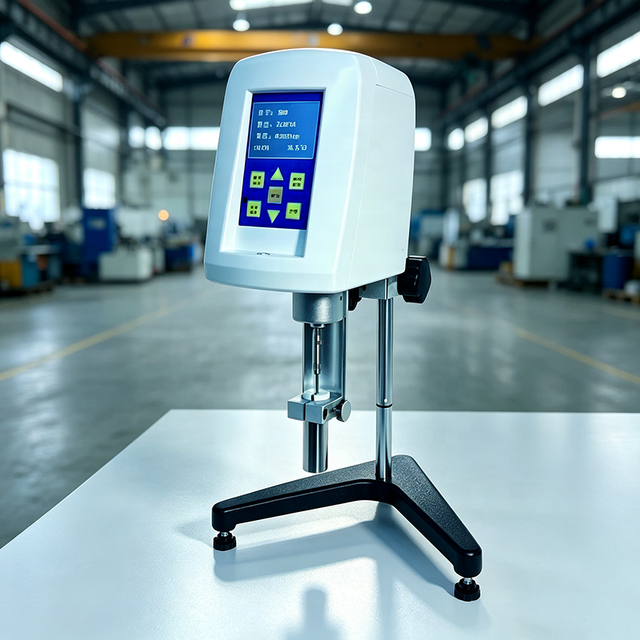 LV-RV-HA-HB SSR Digital Rotary Viscometer with Small Sample Adapter 8-13mL Lab Rheometer for Precise Viscosity & Temp Control