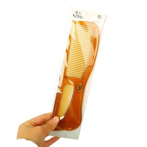 Peine para el cabello AISHU de plástico con forma oblonga para el cuidado del cabello y uso estético - Product Image 4
