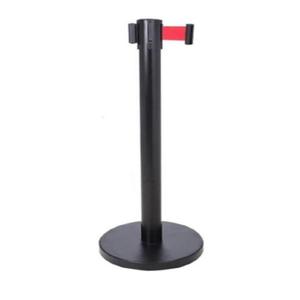 Colonna Nera con Nastro Retrattile Rosso da 2M - Product Image 1