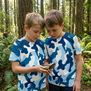 521002 T-shirts d'école personnalisés OEM pour enfants, uniformes d'été pour camps et entraînements avec votre logo, vêtements de travail pour garçons et filles étudiants - Product Image 2