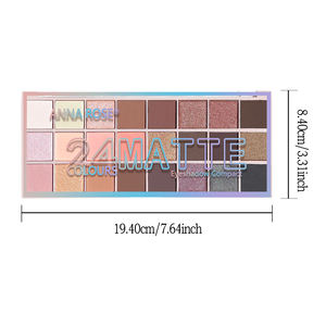 Paleta de sombras de ojos secas veganas de 24 colores Halloween y regalo listo brillo mate producto de belleza de larga duración Libre de crueldad - Product Image 6