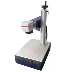 Màu sắc sâu sợi Laser đánh dấu máy Máy tính để bàn CNC Máy khắc cho kim loại 20 Wát