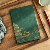 Carnet A5 en cuir PU, couverture souple multicolore avec boucle métallique, journal à feuilles orées, idéal pour cadeau d'affaires ou bureau
