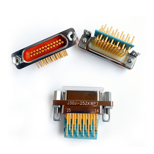ขั้วต่อสายไฟฟ้าแบบ Micro-D รุ่น J30J ซีรีส์ J30J-25ZKN-J J30J-25ZKWP7-J ขั้วต่อ 25 พิน รุ่น J30J-25ZKNP5-J สำหรับการบิน - Product Image 5