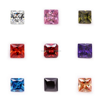 FancyJewelry en stock – Émeraude de laboratoire de Colombie de qualité supérieure, taille Asscher 6x6mm, pierre précieuse en vrac – Vente en gros