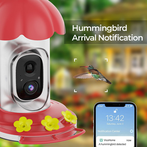 Mangeoire à colibris sans fil solaire Oniya 3MP ABS avec caméra, identification des espèces <span class=keywords><strong>d</strong></span>'<span class=keywords><strong>oiseaux</strong></span> par IA, vidéo FHD 2K, caméra <span class=keywords><strong>d</strong></span>'observation des <span class=keywords><strong>oiseaux</strong></span> - Product Image 5