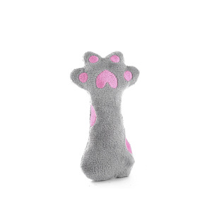 Hot Selling YH Pet YH533 Cute <b>Cat</b> Paw Shape <b>Plush</b> Toy Contains Catnip and Crinkle Paper for <b>Cats</b> Wholesale Interactive <b>Cat</b> Toys - Product Image 4