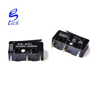 Micro-interrupteur de fin de course de haute qualité, petit, pour voyage, 3 broches, avec levier oscillant, SS5GL - Product Image 2