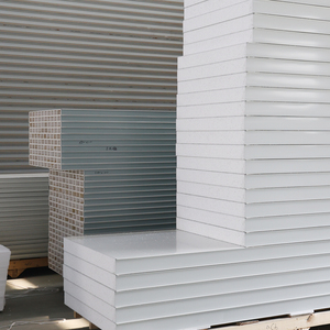Custom Building Materials Polyurethane <strong>Aluminum</strong> Foam Sandwich <strong>Panel</strong> Durable Waterproof Sandwich <strong>Panels</strong> For Cleanroom Project - Product Image 1