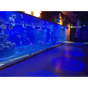 XITU Thickened Durable Large Acrylic Fish Tanks Custom Size Cylindrical Square Acrylic Aquariums