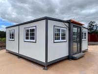 Casa Contenedor Expandible, Casas Pequeñas Prefabricadas, Cabaña Portátil Lista para Enviar, 20 pies, Desplegable, Instalación Rápida, Cocina, Baño, Amueblada