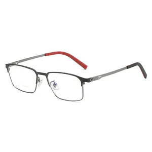 FANXUN7103 ผู้ชายFullกรอบแว่นตาJoker MulticolorซิลิโคนTempleแฟชั่นสกรูฟรีบานพับธุรกิจบุคลิกภาพ