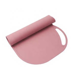 Petit bol en Silicone souple et antidérapant pour enfant en bas âge, tapis de <span class=keywords><strong>plaque</strong></span> en Silicone, napperon d'aspiration pour bébés et tout-petits - Product Image 1
