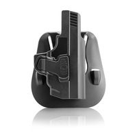 Funda Táctica S&W M&P Shield 380 OWB para Portar Fuera de la Cintura, para Mano Derecha, con Clip para Cinturón, de Polímero