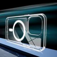 Geüpgradede schokbestendige magnetische TPU+PC kristalheldere hoesjes voor 16 15 14 13 12