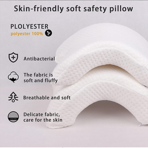 Surewalhome ôm gối cổ tử cung gối bộ nhớ bọt chậm phục hồi cổ trở lại hỗ trợ văn phòng nghỉ ngơi Ergonomic gối - Product Image 5