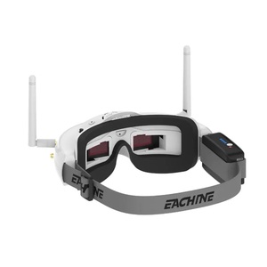 Lunettes FPV Eachine EV200D 5.8G à double écran 1280*720 72CH True Diversity avec port HD, casque vidéo 2D 3D et DVR intégré pour drone - Product Image 2