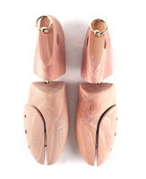 Top vente haute qualité réglable Double tube en bois chaussure civière rouge cèdre bois chaussure arbre pour adultes