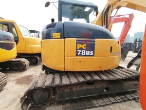 Mini utilisé komatsu pc78 pelle pc 78 pelle avec le pouce pc78-8-6 - Product Image 4