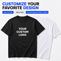 T-shirt en coton uni de haute qualité à manches courtes, surdimensionné, 300 g/m², confortable, unisexe, décontracté, grande taille, impression de logo personnalisée