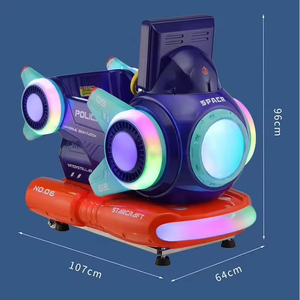 Venta al por mayor popular de monedas espacio comercial eléctrico <span class=keywords><strong>Starcraft</strong></span> MP5 pantalla oscilante coche máquina de juego Kiddie Rides Board - Product Image 2