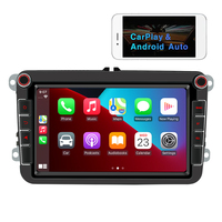 Système de navigation GPS 2din, Carplay sans fil, Android Auto, lecteur DVD de voiture pour VW, autoradio Android 8 pouces pour VW