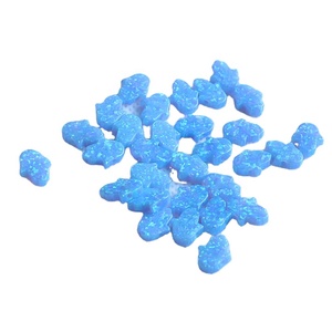 Venta al por mayor sintético azul de piedra de ópalo 8*10mm opal <span class=keywords><strong>hamsa</strong></span> para la fabricación de la joyería - Product Image 1