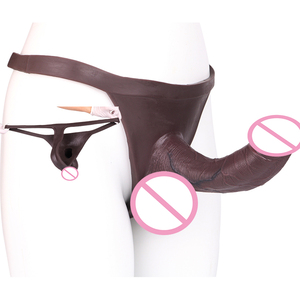 Sous-vêtements en silicone Strapon Pénis Pantalon Gode Homme Godes Réalistes Masturbateurs Pénis Sex Toys pour Gay Lesbiennes Adultes <span class=keywords><strong>Cosplay</strong></span> - Product Image 1