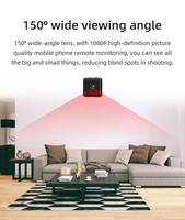 Caméra miniature Wifi de sécurité pour bébé à domicile vidéo HD 1080P sans fil grand angle DVR vision nocturne infrarouge mini petites caméras
