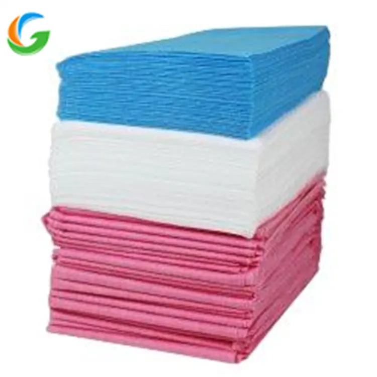 Rolo de lençóis de papel não tecido L descartáveis para exame médico, lençóis de papel de exame à prova d'água para hospital, dourado, quente