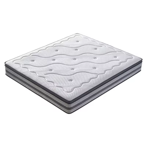Hotel de lujo de 5 estrellas King Size látex Natural tejido de punto bolsillo resorte bobina alta densidad Cool <span class=keywords><strong>Visco</strong></span> colchón de espuma viscoelástica - Product Image 1